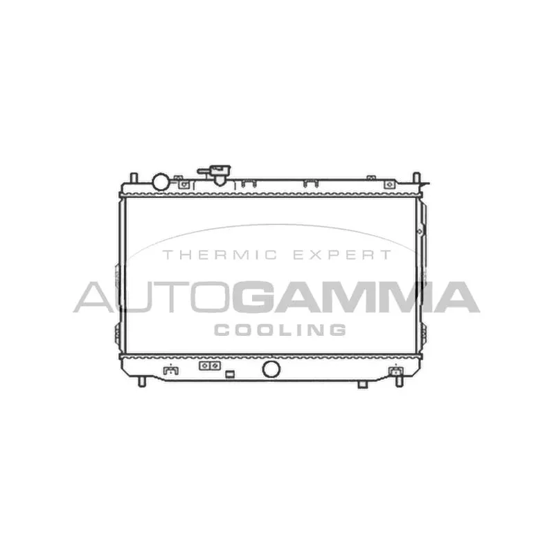 Radiateur, refroidissement du moteur AUTOGAMMA 105803