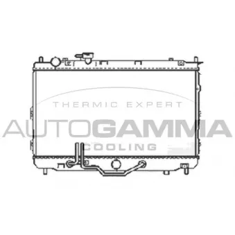 Radiateur, refroidissement du moteur AUTOGAMMA 105804