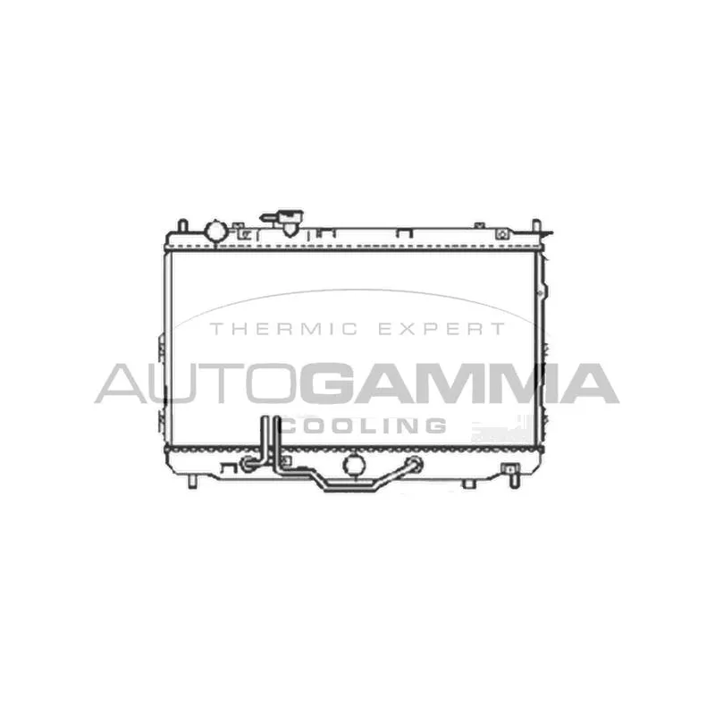 Radiateur, refroidissement du moteur AUTOGAMMA 105804