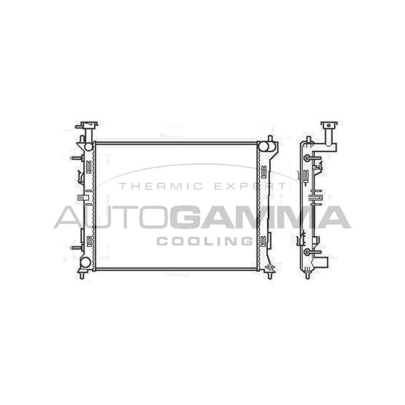 Radiateur, refroidissement du moteur AUTOGAMMA 105805