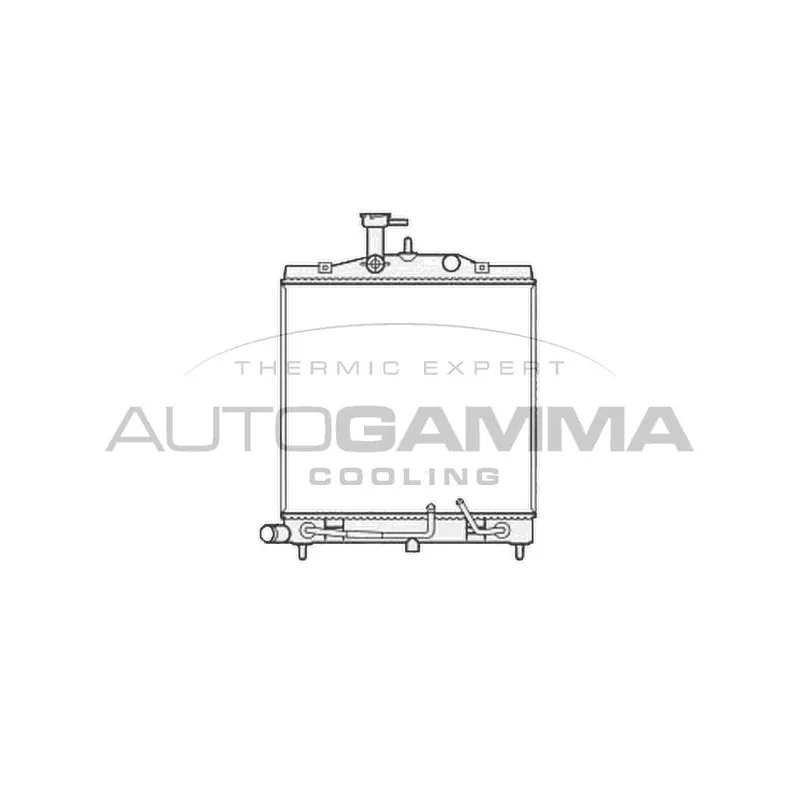 Radiateur, refroidissement du moteur AUTOGAMMA 105806
