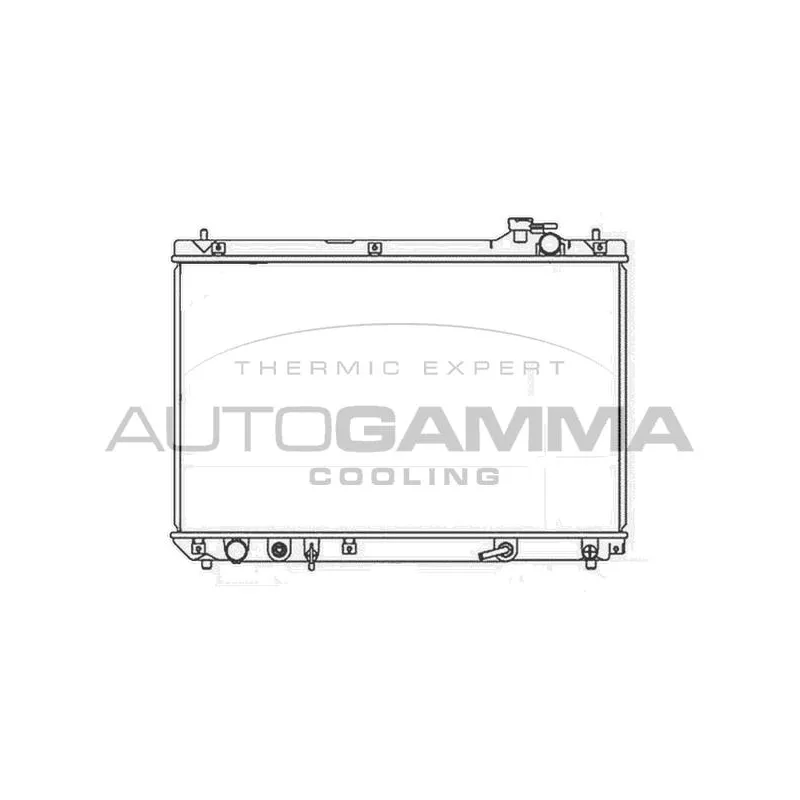 Radiateur, refroidissement du moteur AUTOGAMMA 105809