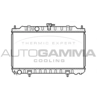 Radiateur, refroidissement du moteur AUTOGAMMA 105810