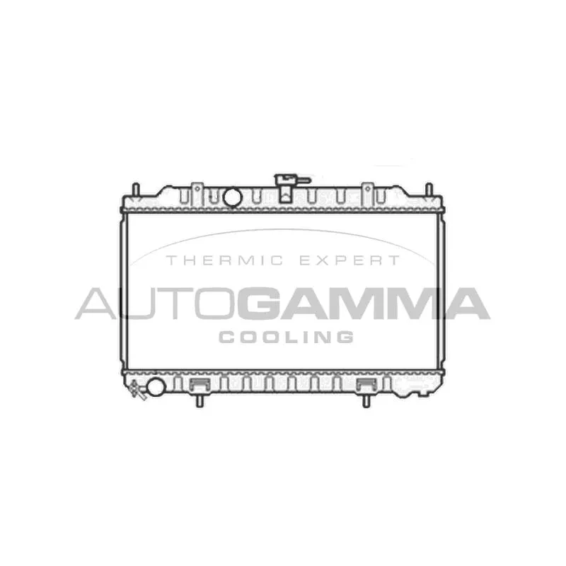 Radiateur, refroidissement du moteur AUTOGAMMA 105810