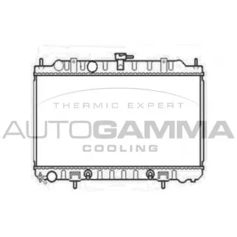 Radiateur, refroidissement du moteur AUTOGAMMA 105811