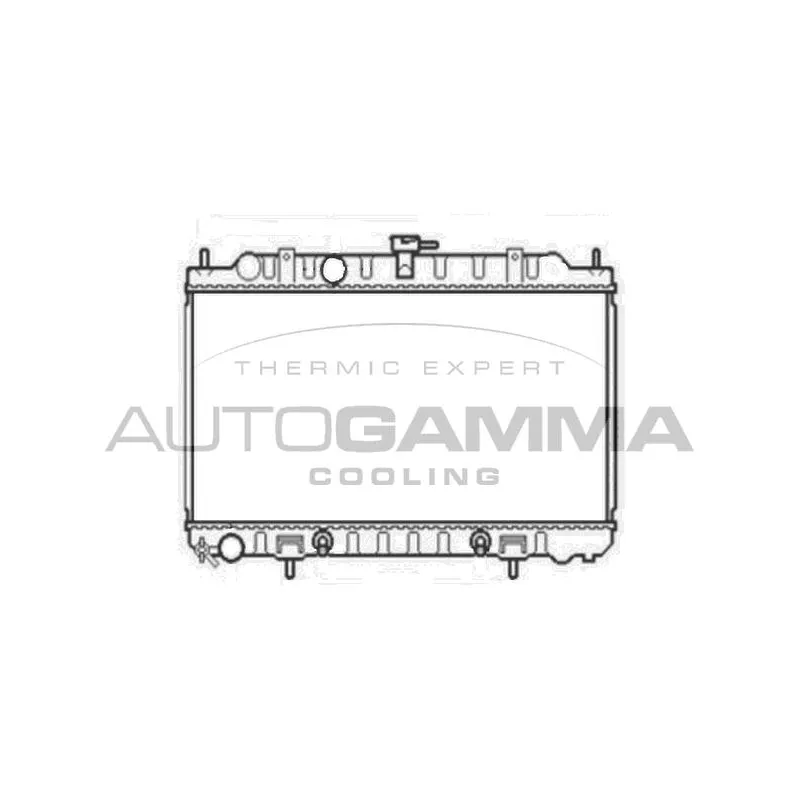 Radiateur, refroidissement du moteur AUTOGAMMA 105811
