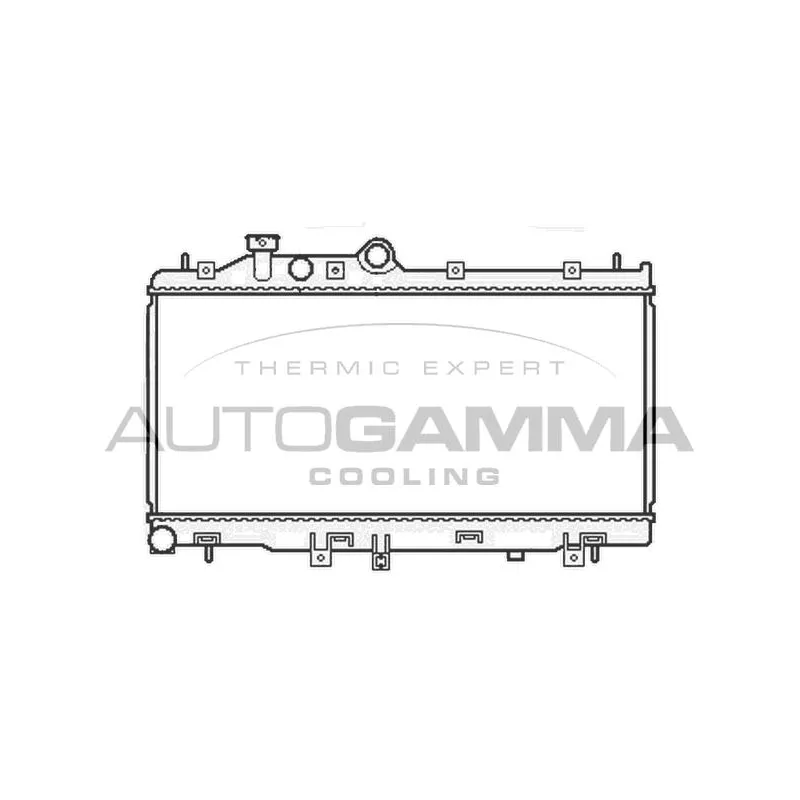 Radiateur, refroidissement du moteur AUTOGAMMA 105813