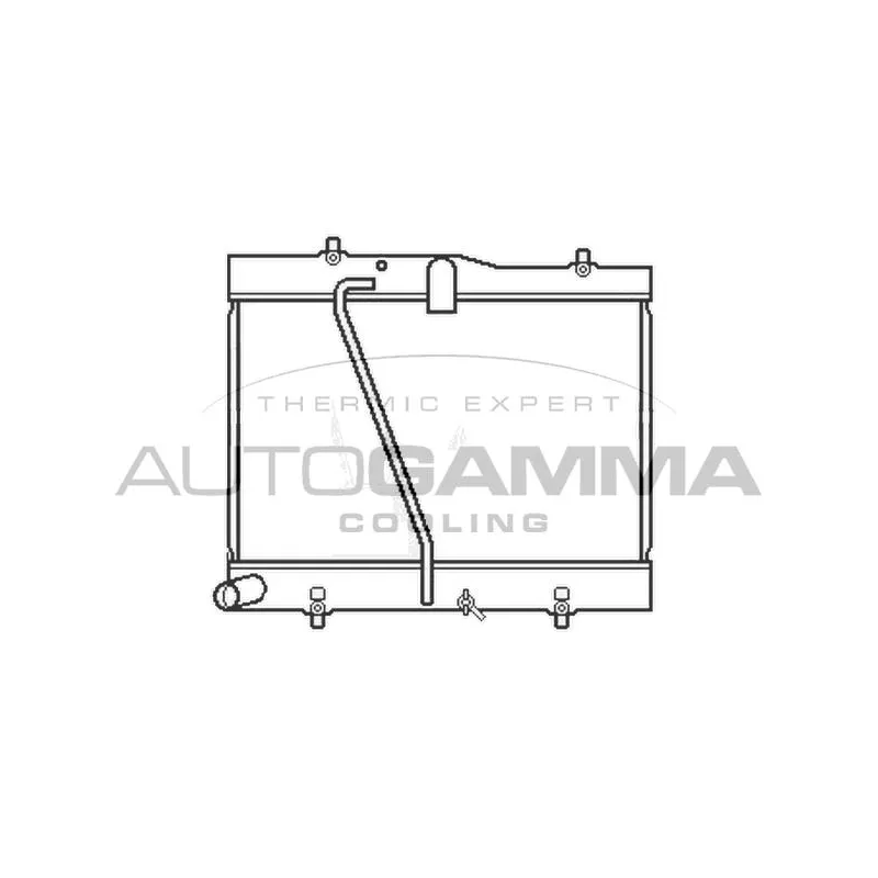 Radiateur, refroidissement du moteur AUTOGAMMA 105814