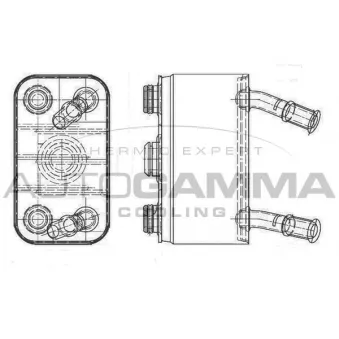 Radiateur d'huile AUTOGAMMA 105816