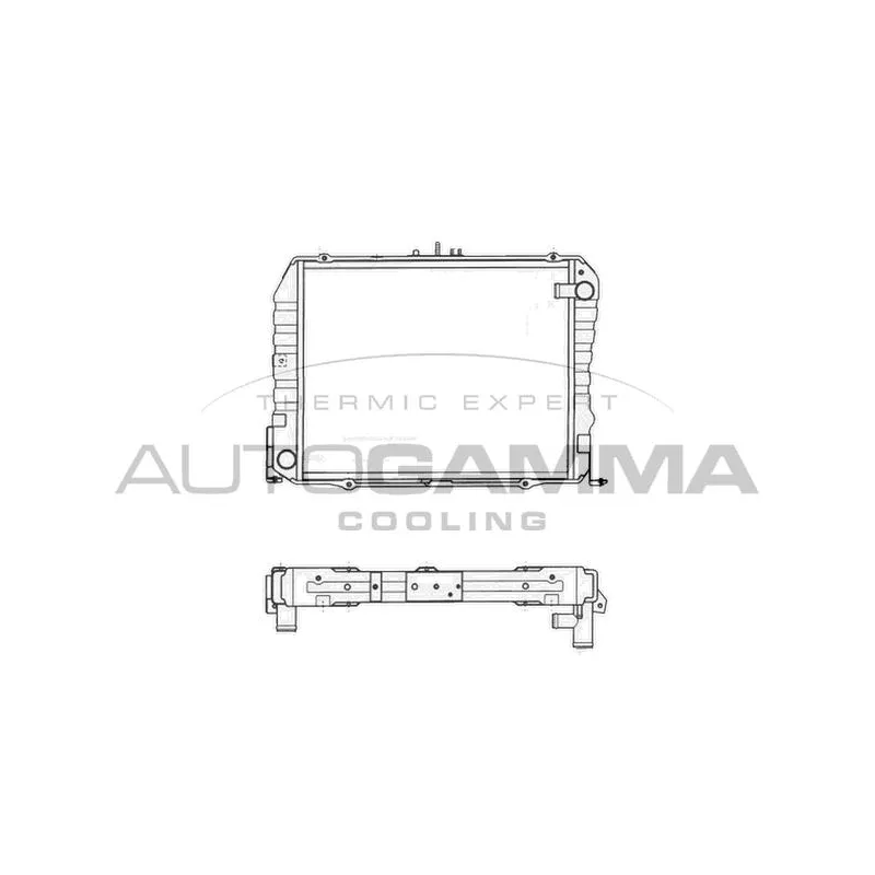 Radiateur, refroidissement du moteur AUTOGAMMA 105817