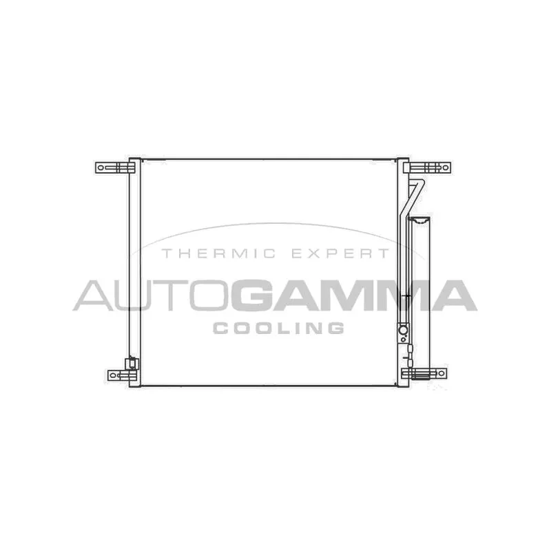 Condenseur, climatisation AUTOGAMMA 105824