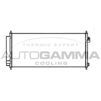 Condenseur, climatisation AUTOGAMMA 105825