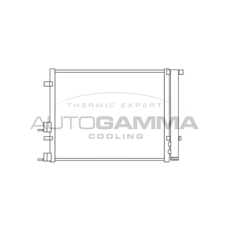 Condenseur, climatisation AUTOGAMMA 105826