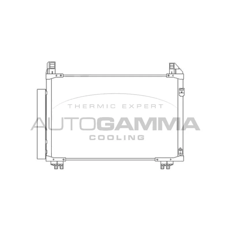 Condenseur, climatisation AUTOGAMMA 105831