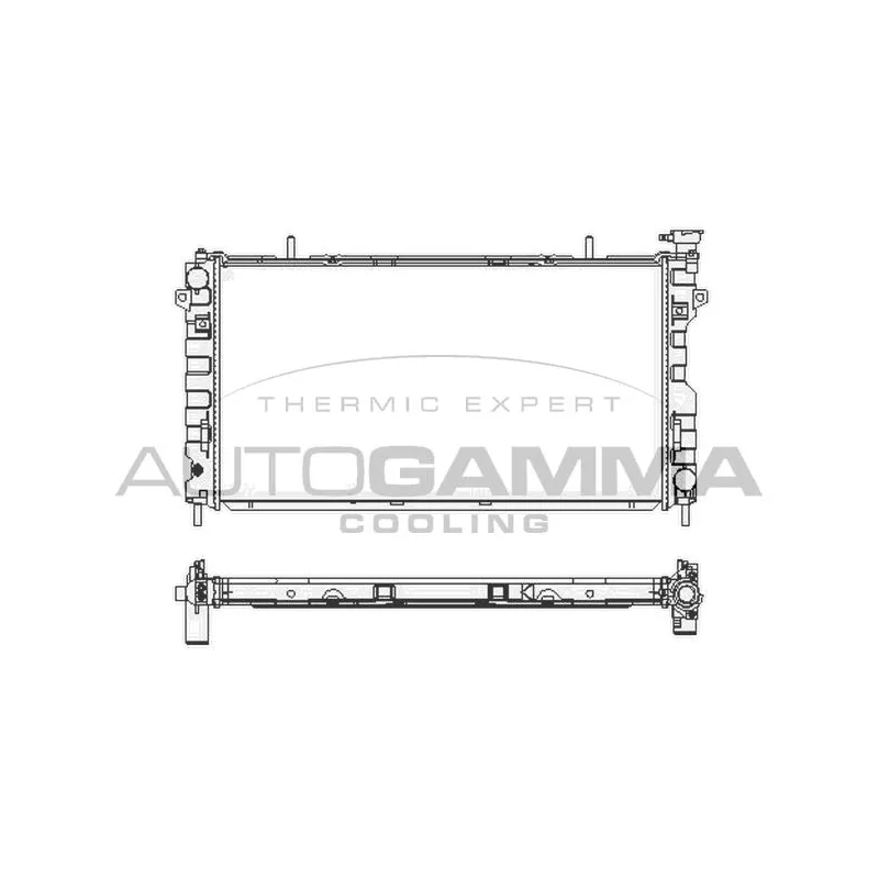 Radiateur, refroidissement du moteur AUTOGAMMA 105832