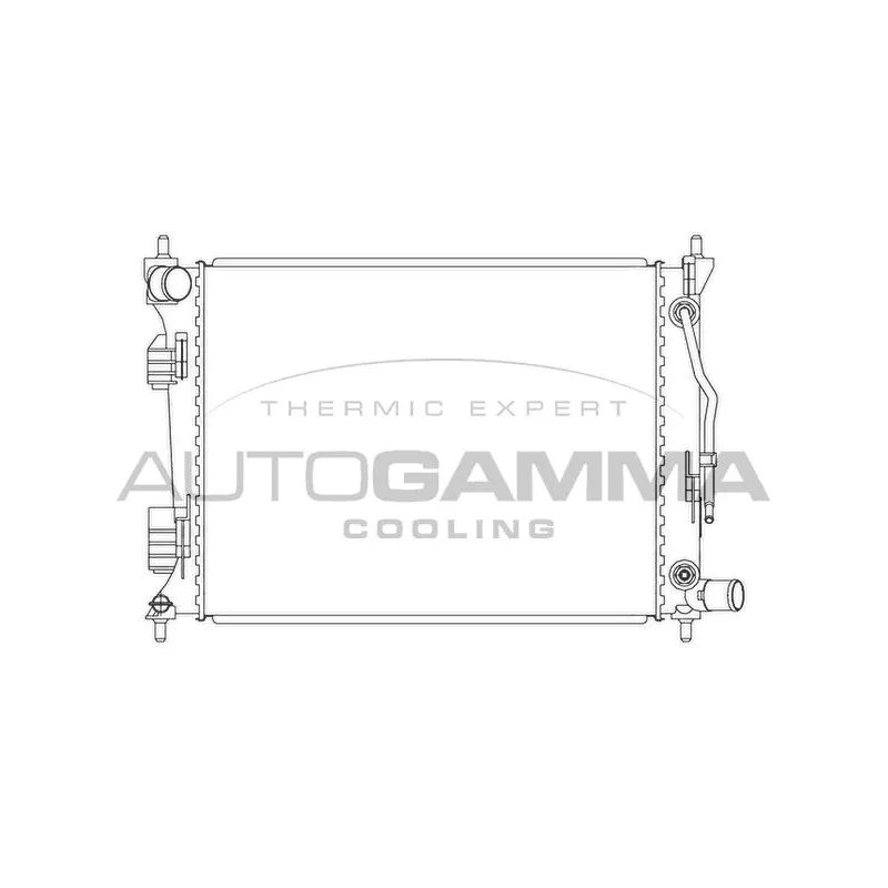 Radiateur, refroidissement du moteur AUTOGAMMA 105834