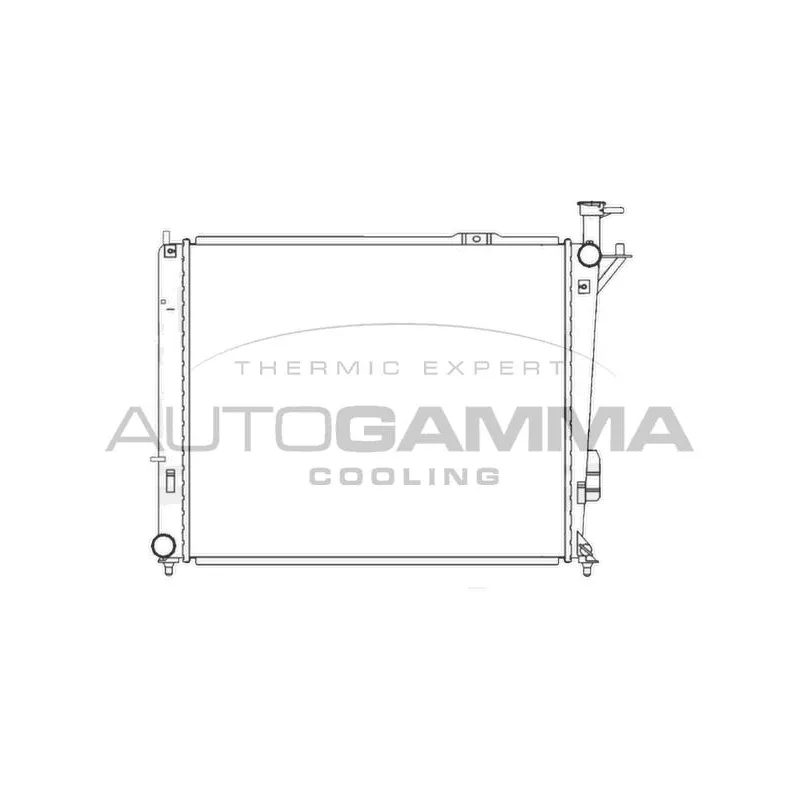 Radiateur, refroidissement du moteur AUTOGAMMA 105840