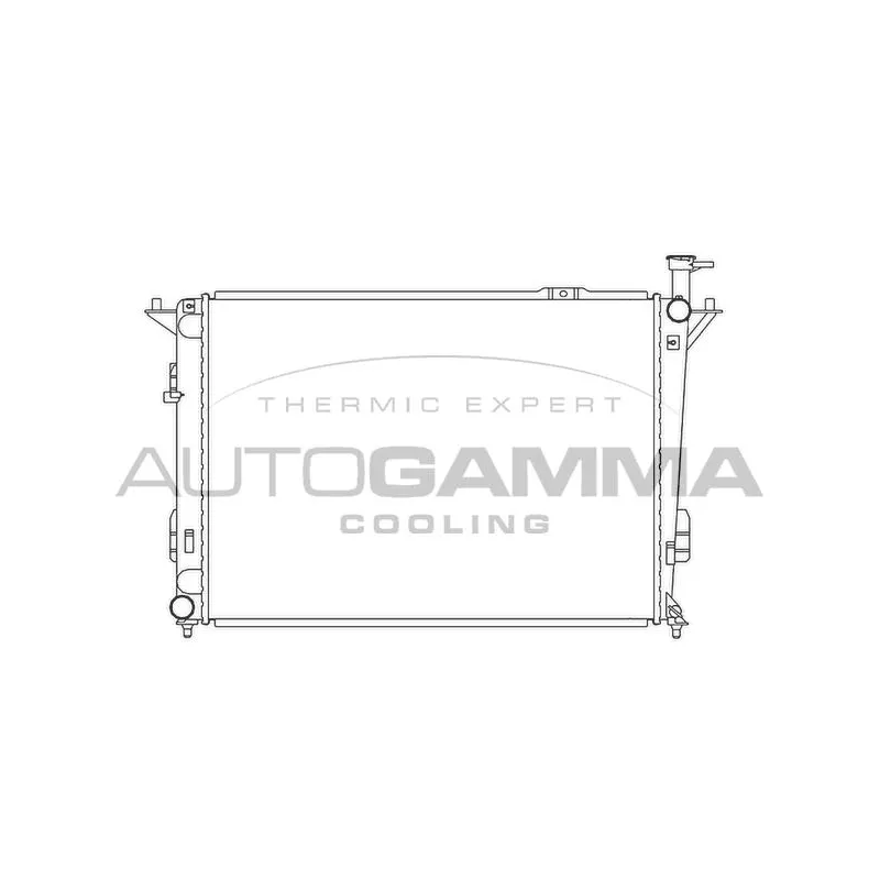 Radiateur, refroidissement du moteur AUTOGAMMA 105841