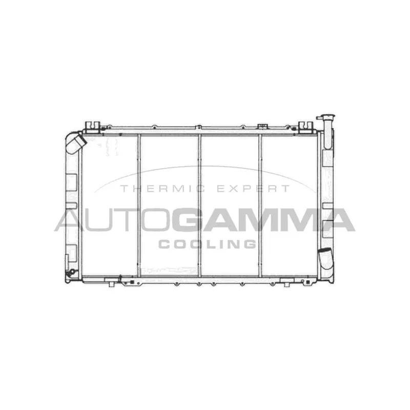 Radiateur, refroidissement du moteur AUTOGAMMA 105845