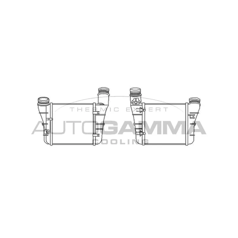 Intercooler, échangeur AUTOGAMMA 105851