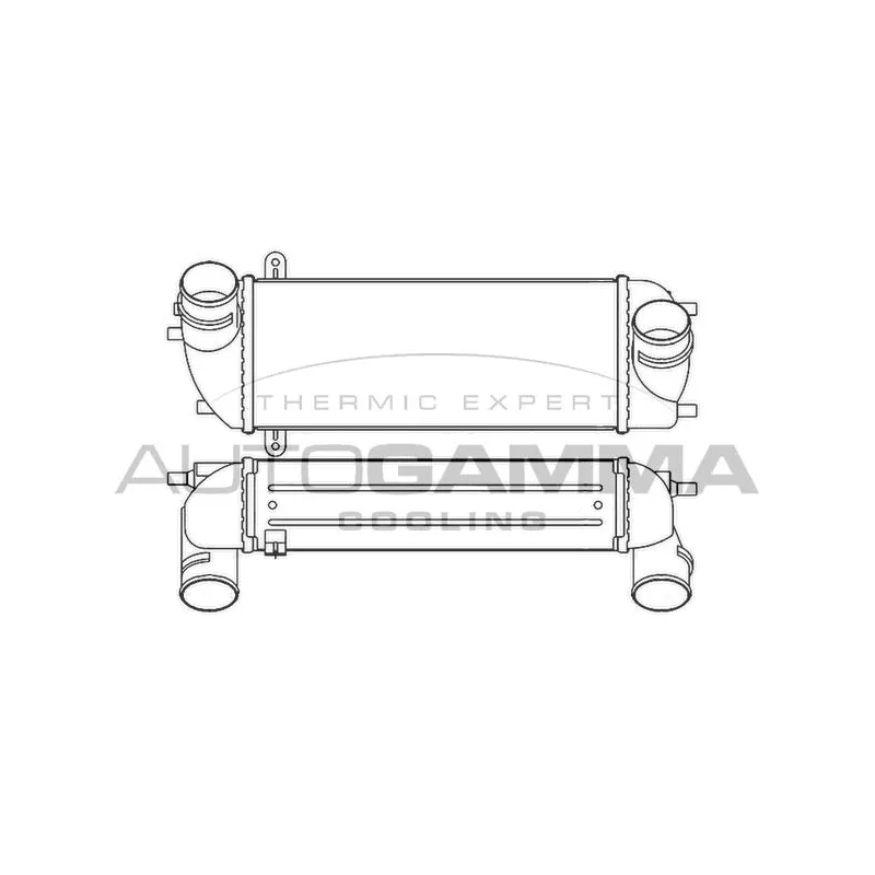 Intercooler, échangeur AUTOGAMMA 105852