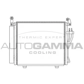 Condenseur, climatisation AUTOGAMMA 105853