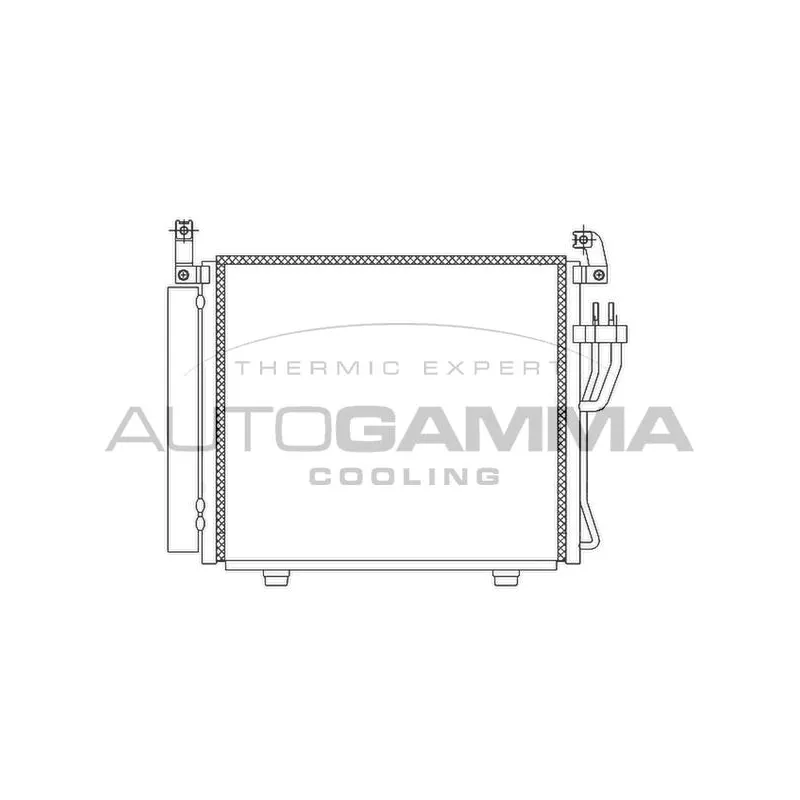 Condenseur, climatisation AUTOGAMMA 105853