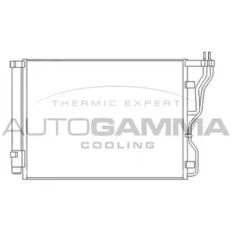 Condenseur, climatisation AUTOGAMMA 105855