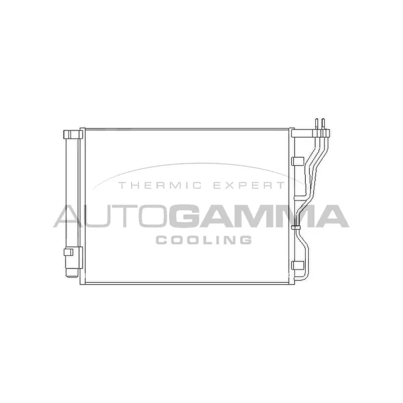 Condenseur, climatisation AUTOGAMMA 105855