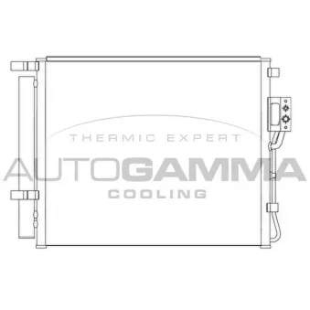 Condenseur, climatisation AUTOGAMMA 105856