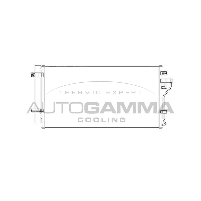 Condenseur, climatisation AUTOGAMMA 105857