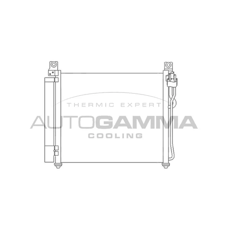 Condenseur, climatisation AUTOGAMMA 105858