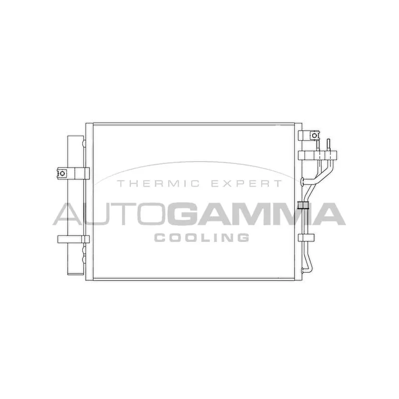 Condenseur, climatisation AUTOGAMMA 105859