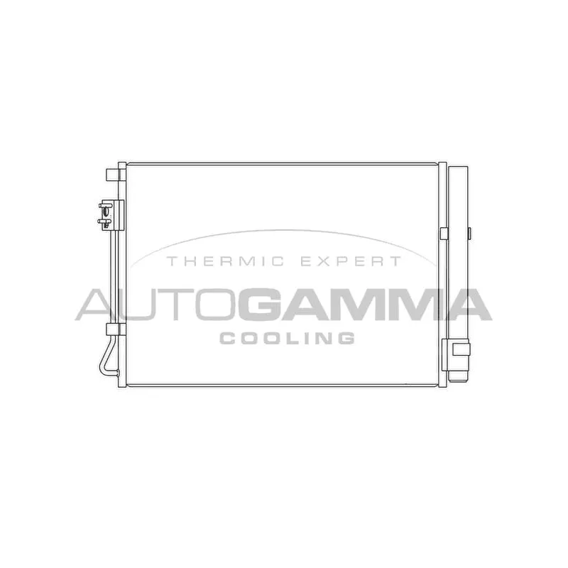 Condenseur, climatisation AUTOGAMMA 105860