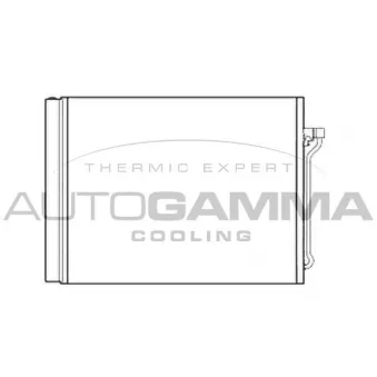 Condenseur, climatisation AUTOGAMMA 105861