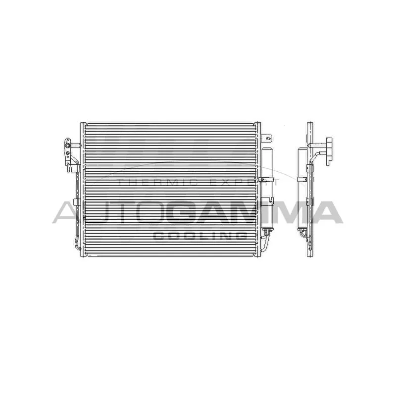 Condenseur, climatisation AUTOGAMMA 105862