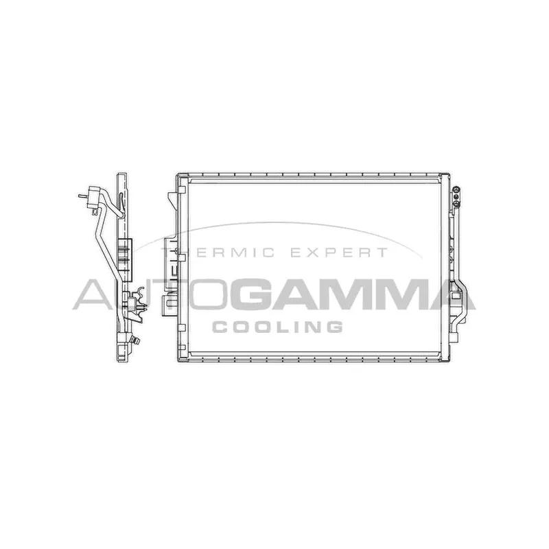 Condenseur, climatisation AUTOGAMMA 105863