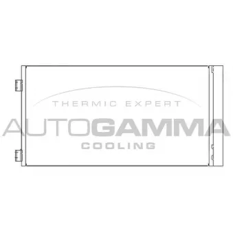 Condenseur, climatisation AUTOGAMMA 105865