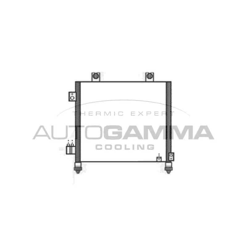 Condenseur, climatisation AUTOGAMMA 105866