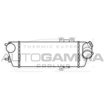 Intercooler, échangeur AUTOGAMMA 105868