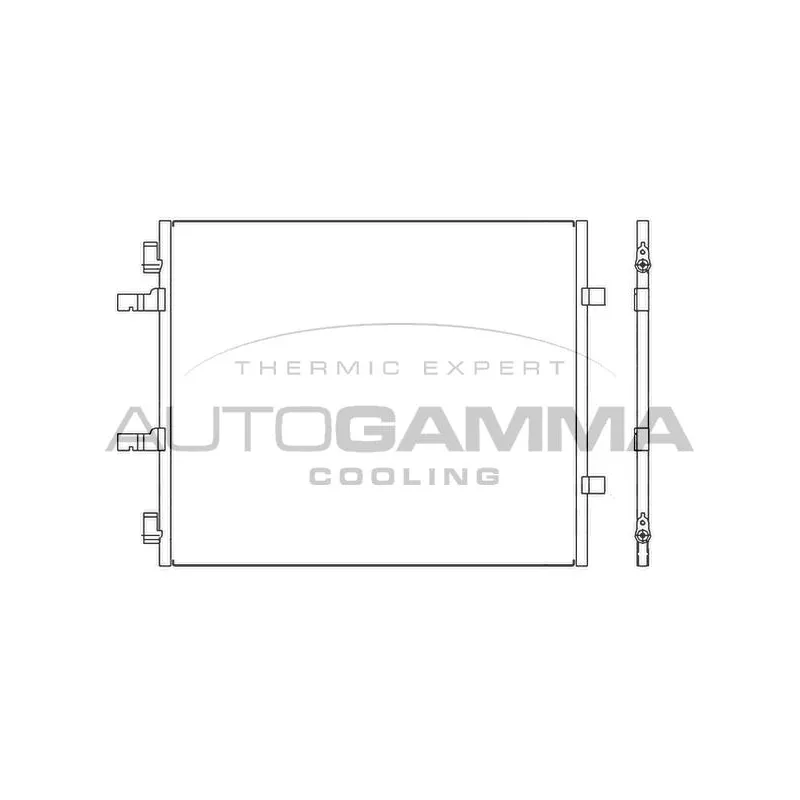 Condenseur, climatisation AUTOGAMMA 105870