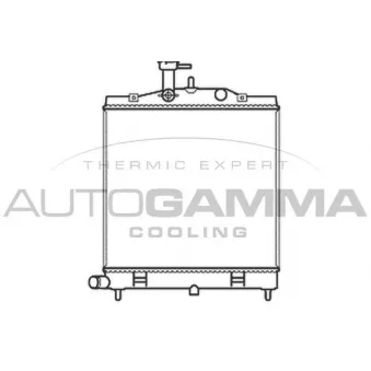 Radiateur, refroidissement du moteur AUTOGAMMA 105871