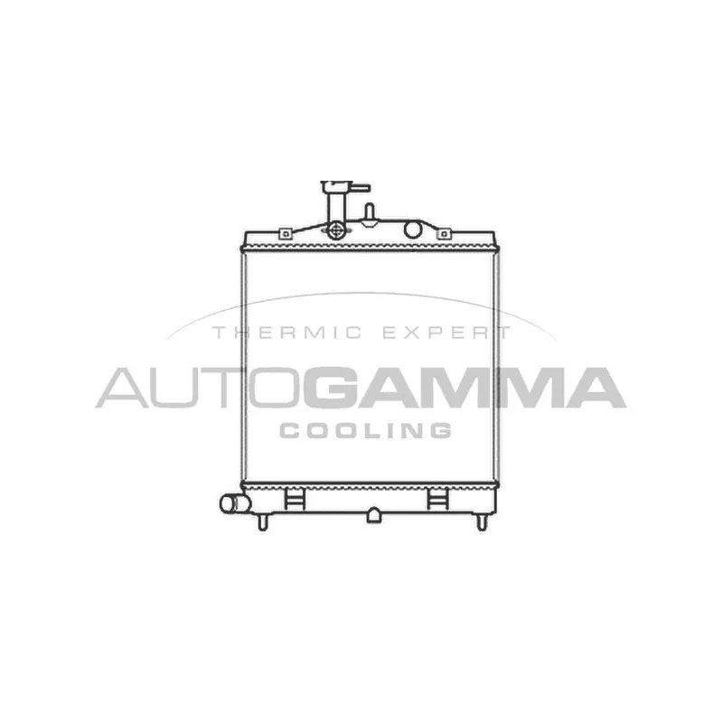 Radiateur, refroidissement du moteur AUTOGAMMA 105871
