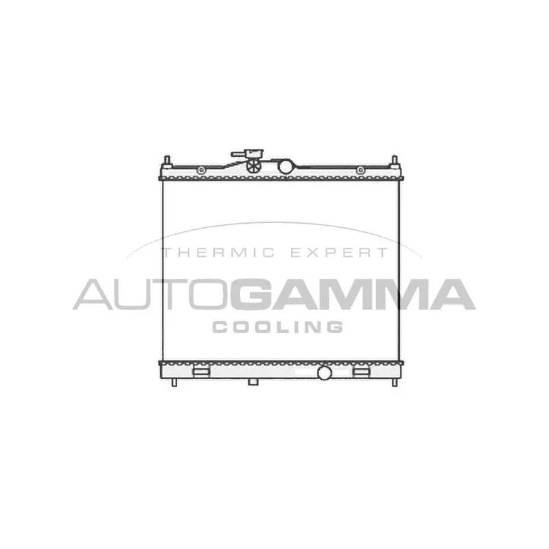 Radiateur, refroidissement du moteur AUTOGAMMA 105875