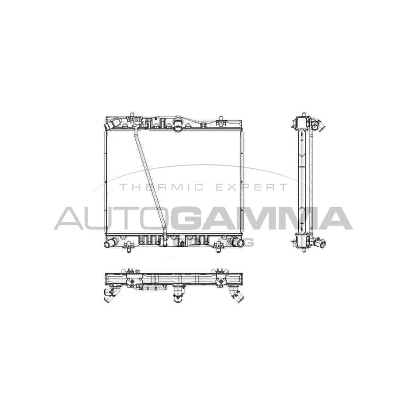 Radiateur, refroidissement du moteur AUTOGAMMA 105876