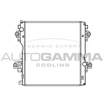 Radiateur, refroidissement du moteur AUTOGAMMA 105877