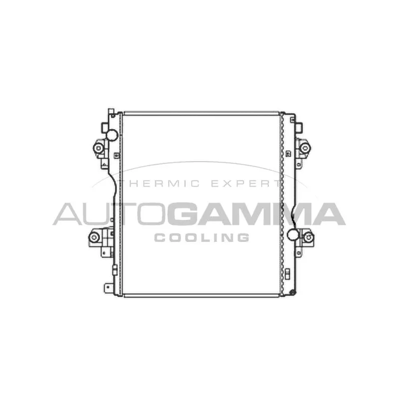 Radiateur, refroidissement du moteur AUTOGAMMA 105877