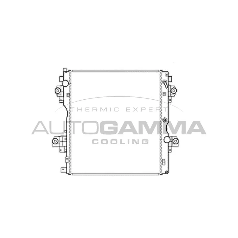 Radiateur, refroidissement du moteur AUTOGAMMA 105878