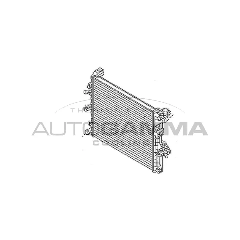 Radiateur, refroidissement du moteur AUTOGAMMA 105879