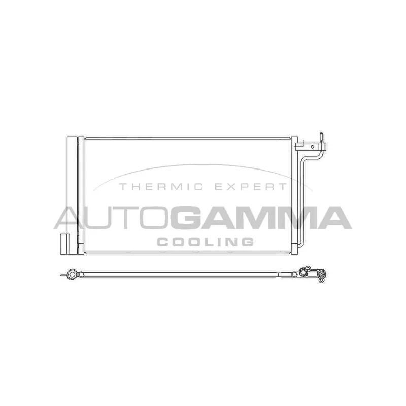 Condenseur, climatisation AUTOGAMMA 105880